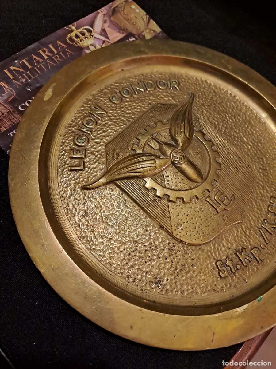 Militaria: Plato bronce Legi&oacute;n Condor - Foto 3