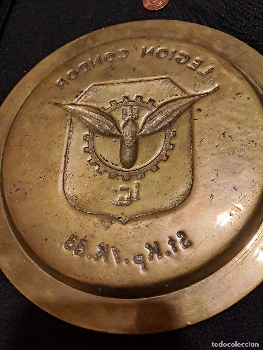 Militaria: Plato bronce Legi&oacute;n Condor - Foto 4