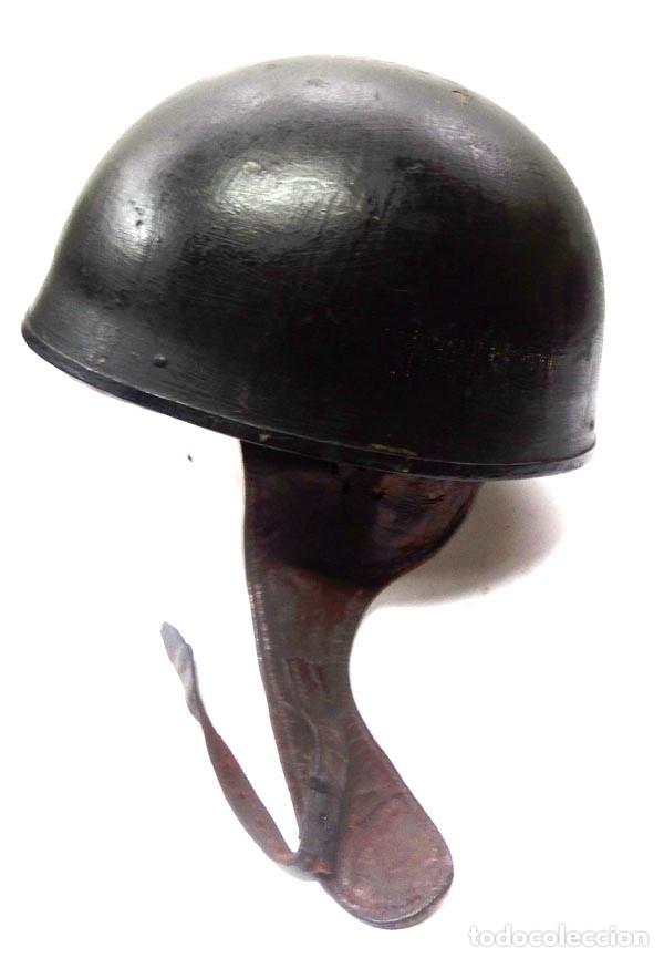 Militaria: CASCO INGL&Eacute;S MODELO &rdquo;DISPATCH RIDER&rdquo; A&Ntilde;O 1943 - Foto 3