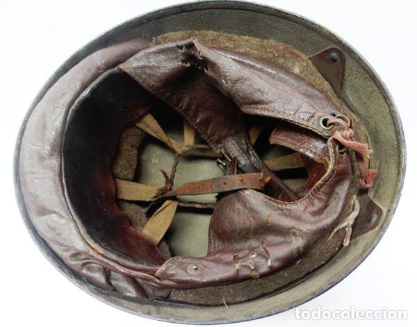 Militaria: CASCO INGL&Eacute;S MODELO &rdquo;DISPATCH RIDER&rdquo; A&Ntilde;O 1943 - Foto 5