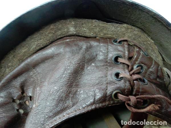 Militaria: CASCO INGL&Eacute;S MODELO &rdquo;DISPATCH RIDER&rdquo; A&Ntilde;O 1943 - Foto 7