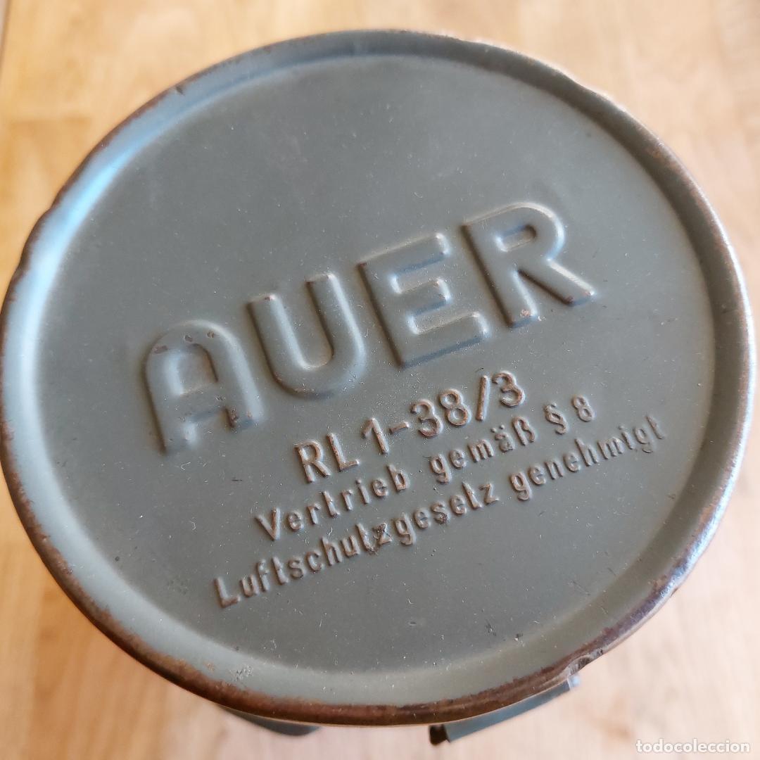 Militaria: Bote de mascara antigas aleman, AUER - Foto 2
