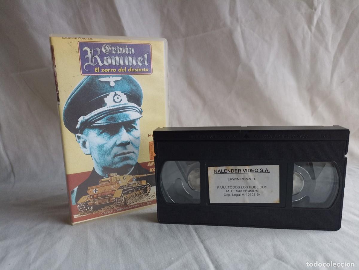 Militaria: Erwin Rommel, el zorro del desierto, documental en Vhs (III Reich Hitler- Nazi- Alemania) WWII 1994