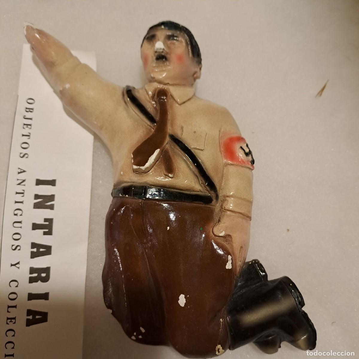 Militaria: Placa caricaturesca de Adolf Hitler - Foto 1
