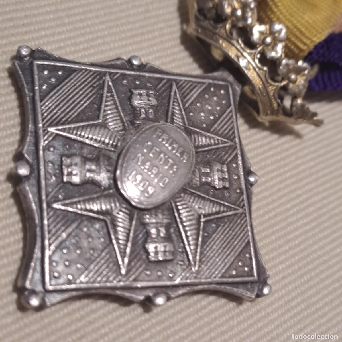 Militaria: Medalla espa&ntilde;ola de centenario de Gerona - Foto 2