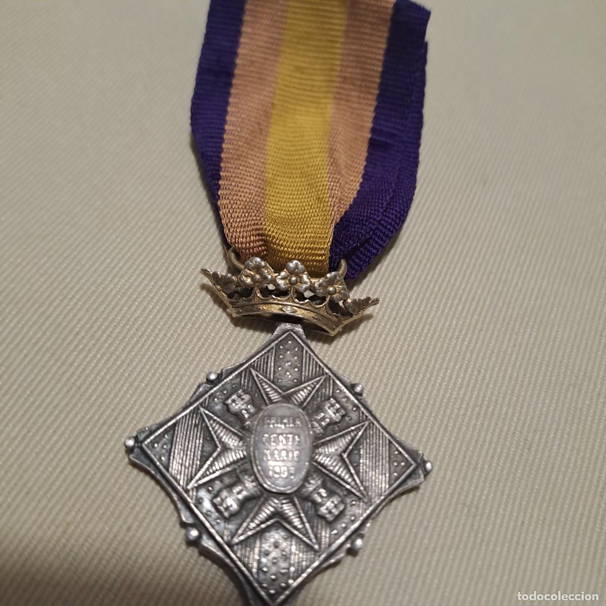 Militaria: Medalla espa&ntilde;ola de centenario de Gerona - Foto 3