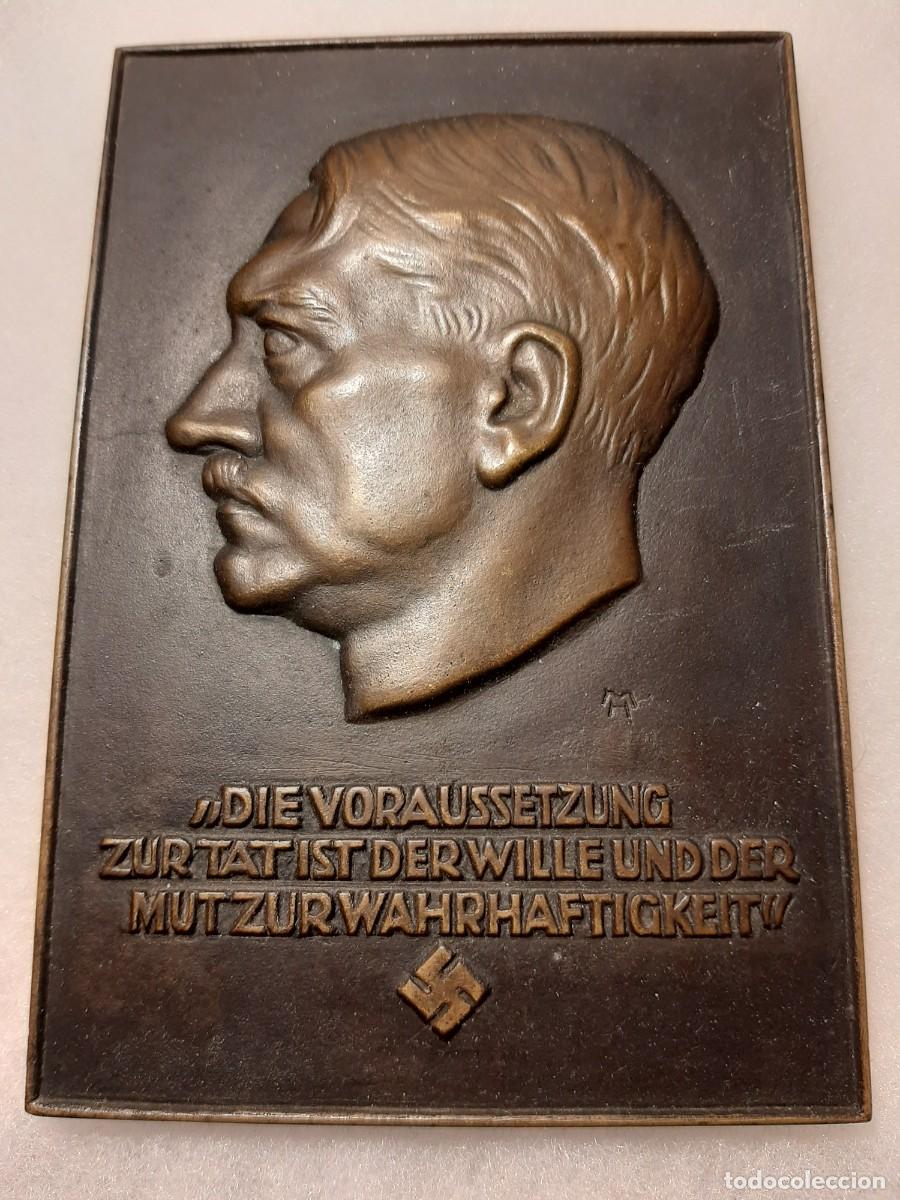 Militaria: PLACA MERITO ADOLFO HITLER - Foto 1