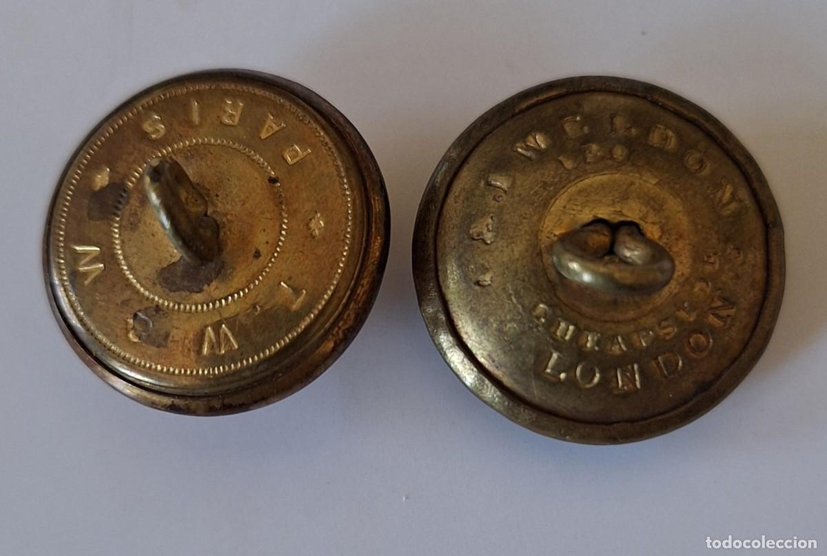 Militaria: Dos botones napoleon independencia - Foto 2