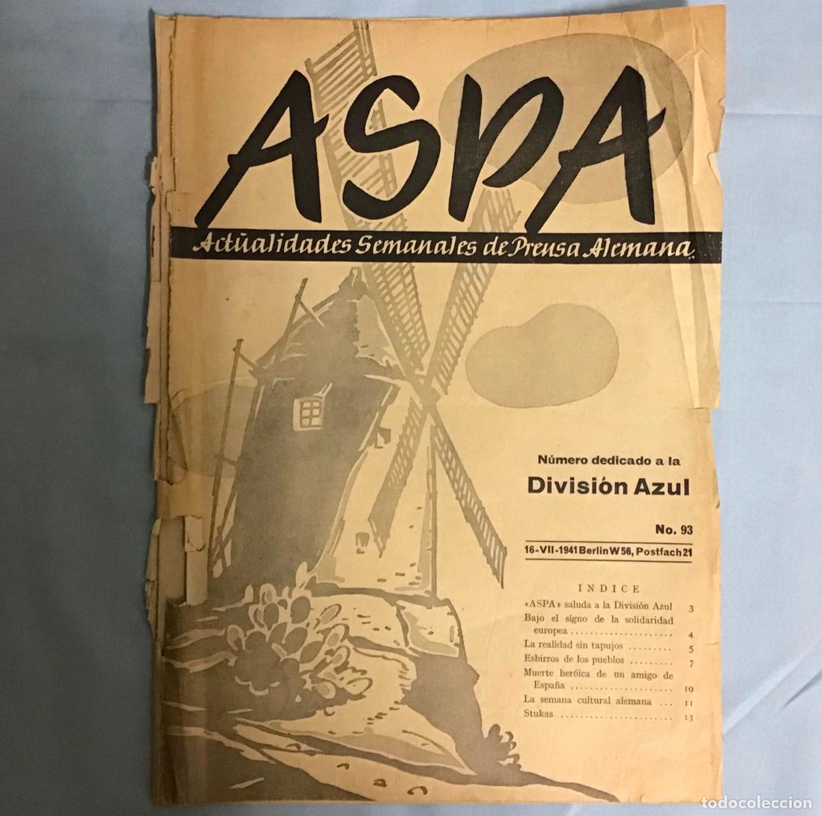 Militaria: ASPA N&ordm; 93 - Foto 1