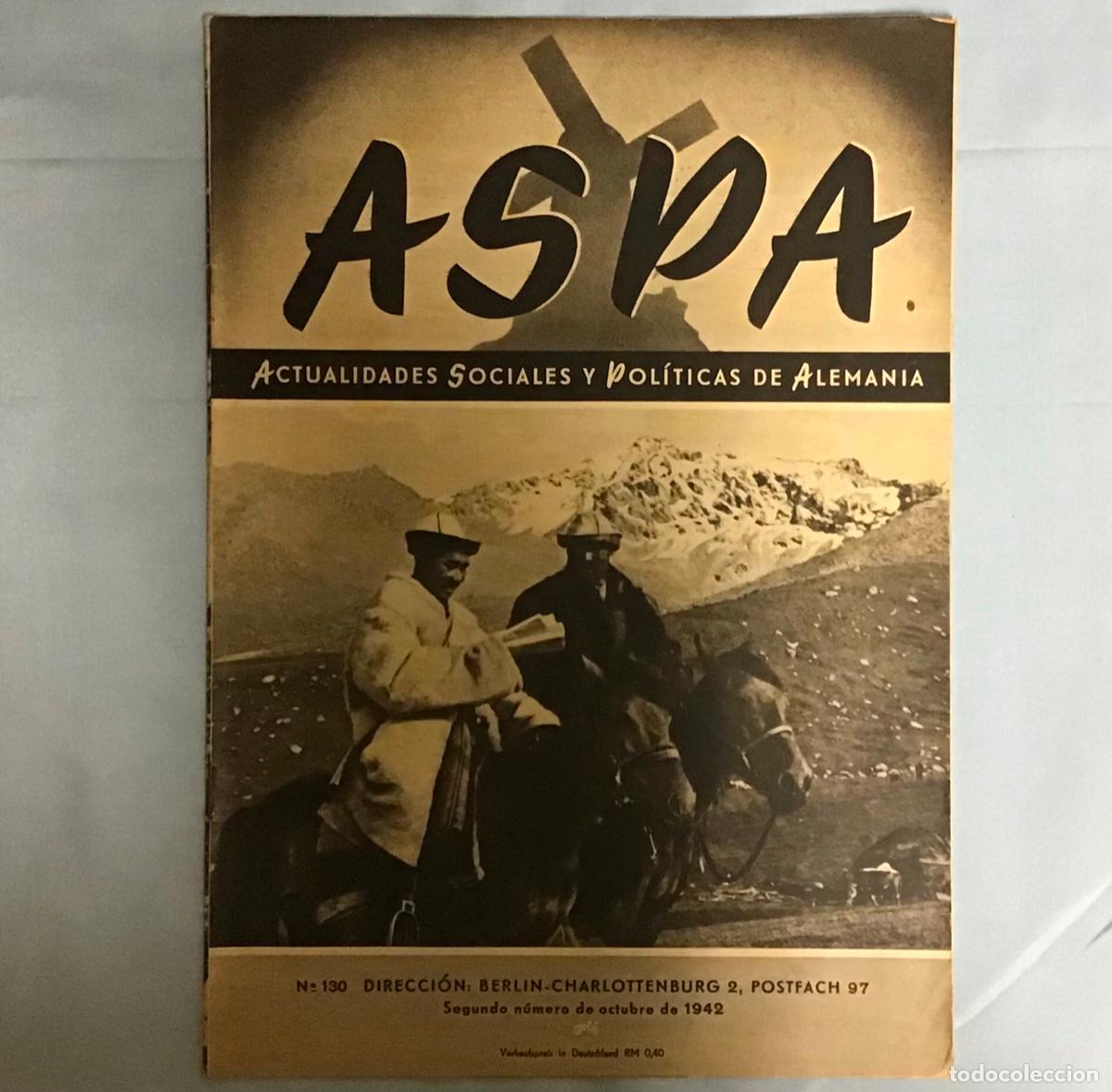 Militaria: ASPA N&ordm; 130, A&Ntilde;O 1942 - Foto 1