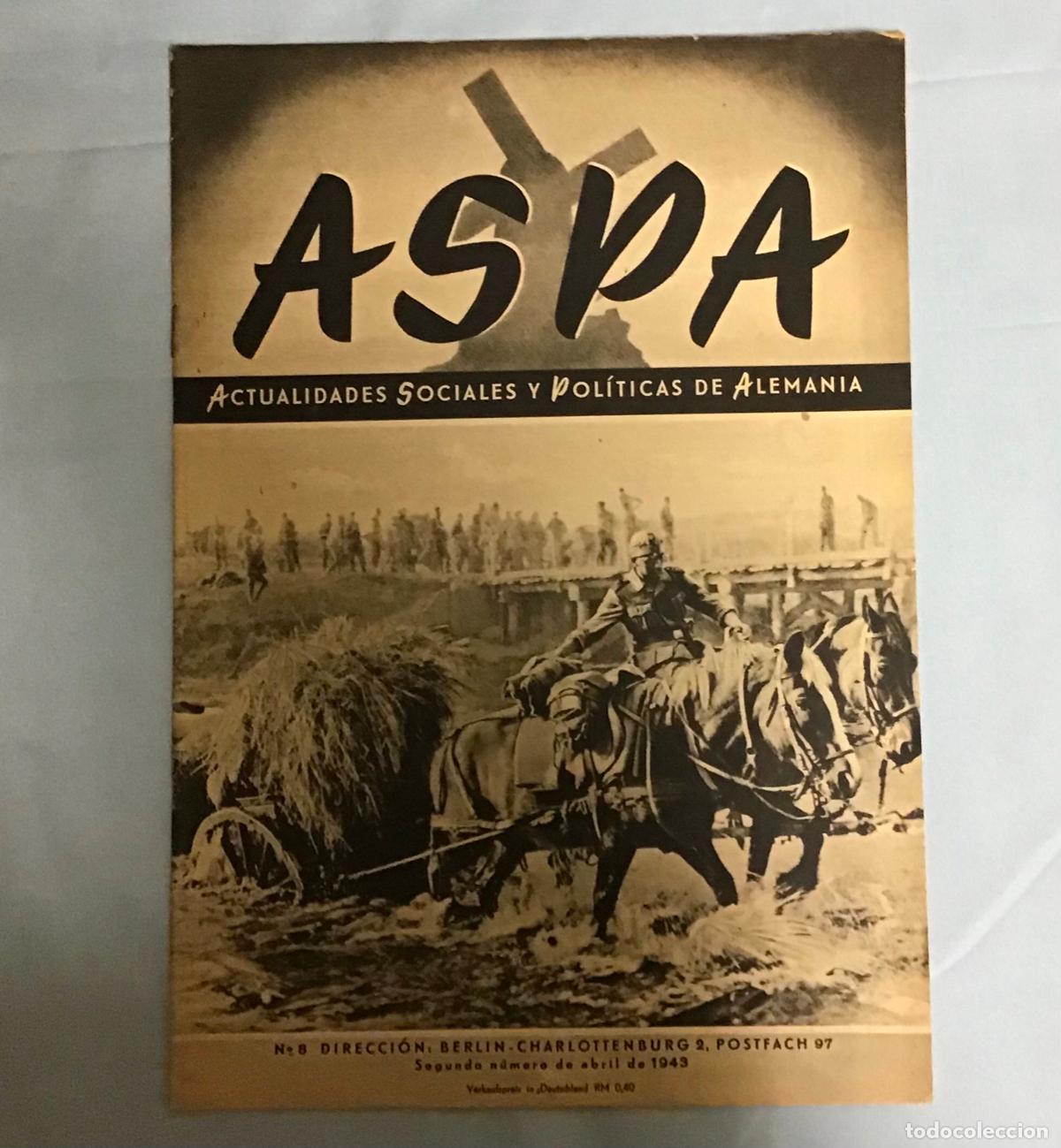 Militaria: ASPA N&ordm; 8, A&Ntilde;O 1943 - Foto 1