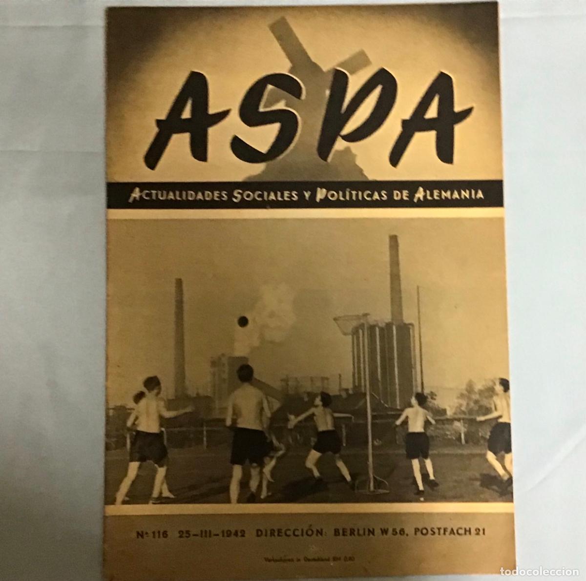 Militaria: ASPA N&ordm; 116, A&Ntilde;O 1942 - Foto 1