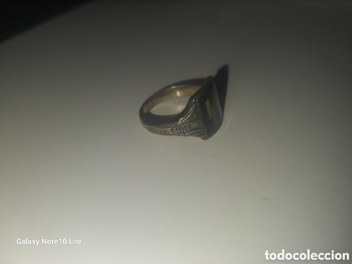 Militaria: Antiguo anillo SS aleman - Foto 5