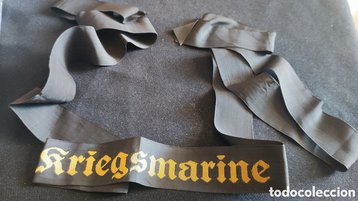 Militaria: Cinta gorra Kriegsmarine - Foto 1
