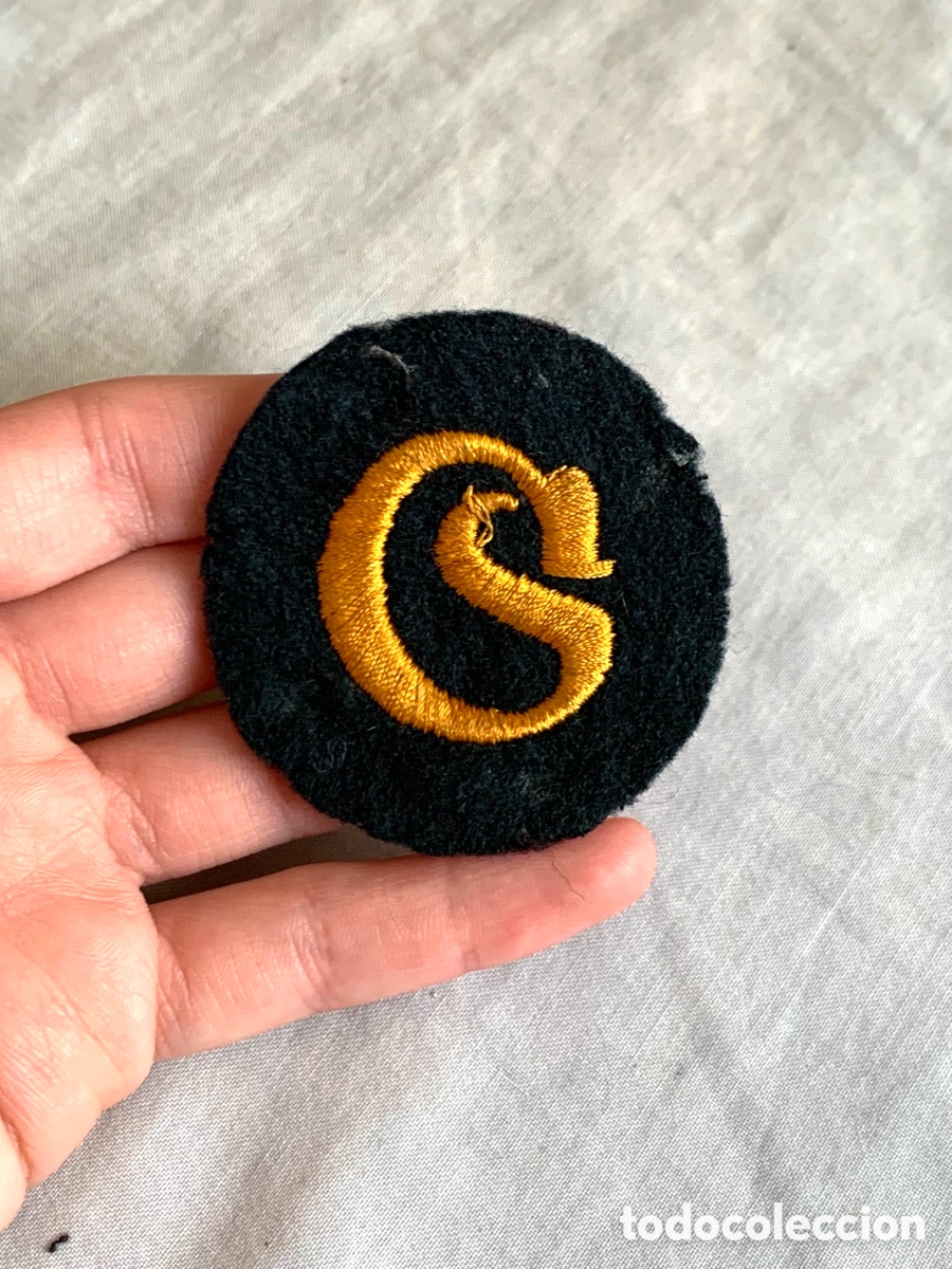 Militaria: ALEMANIA ORIGINAL EMBLEMA PARCHE DE BRAZO PERSONAL DE TRASPORTES MOTORIZADO - II GUERRA MUNDIAL