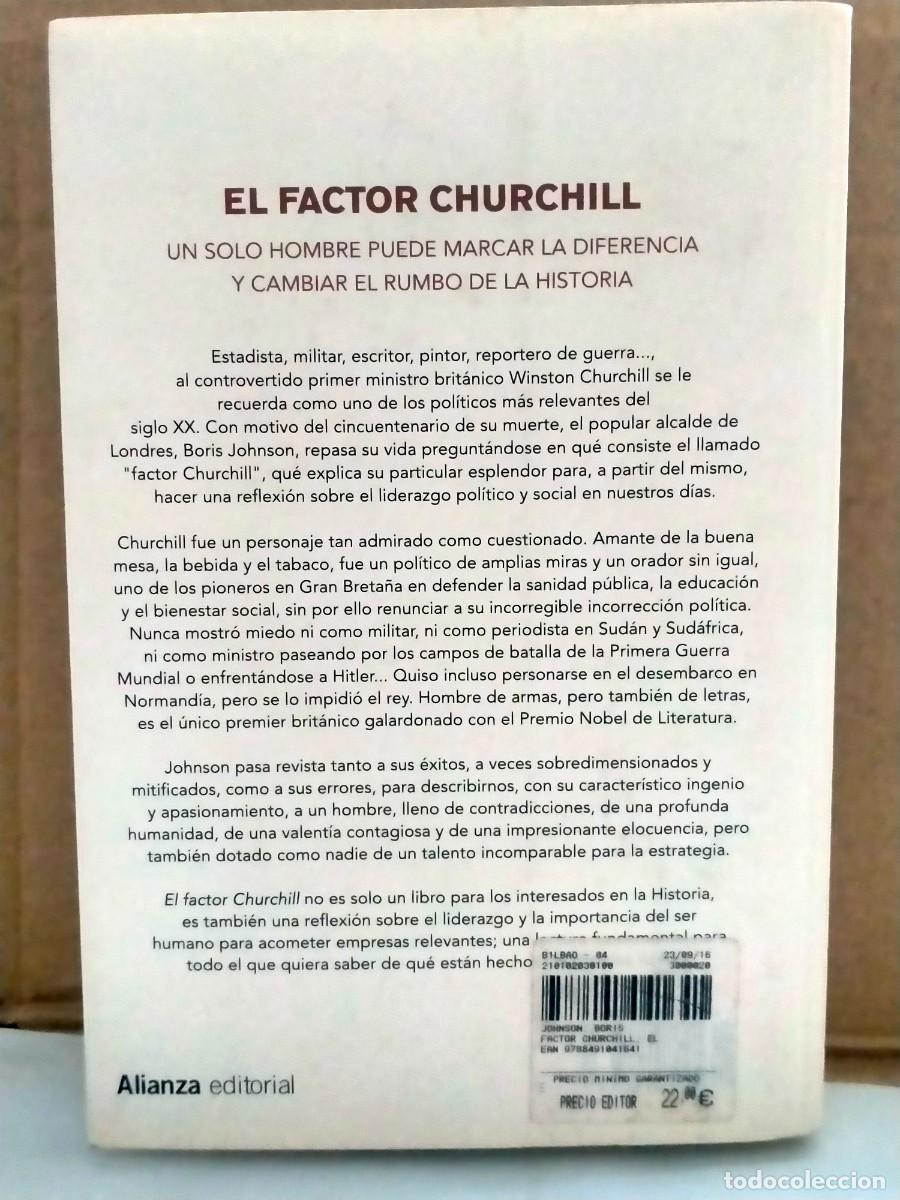 Militaria: BORIS JOHNSON. EL FACTOR CHURCHILL .ALIANZA - Foto 14