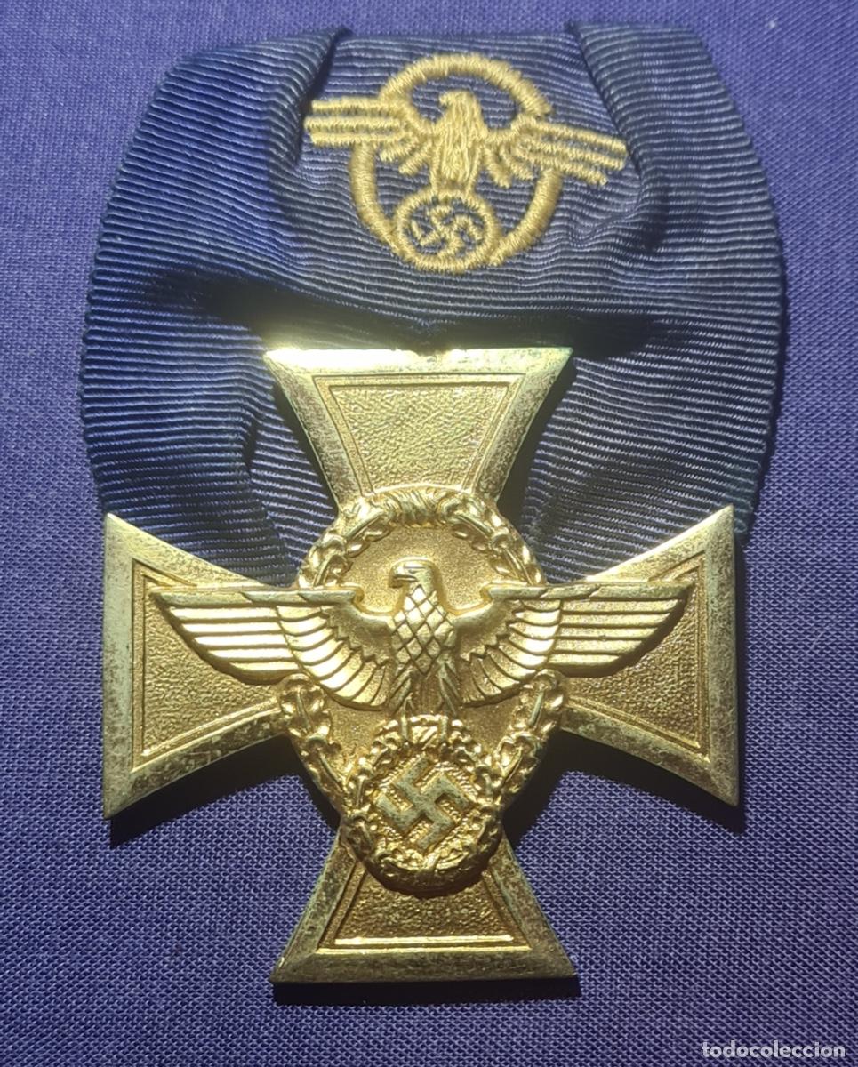 Military Antiques: Alemania 2 guerra. Cruz por los servicios leales en la polic&iacute;a del Tercer Reich-25 a&ntilde;os de servicio.