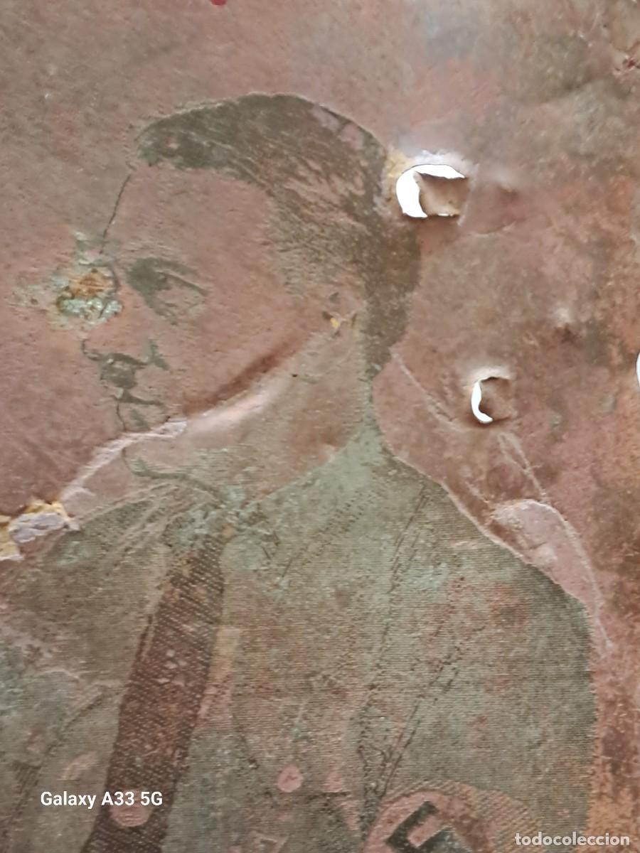 Militaria: Plancha de cobre de Adolfo Hitler - Foto 2