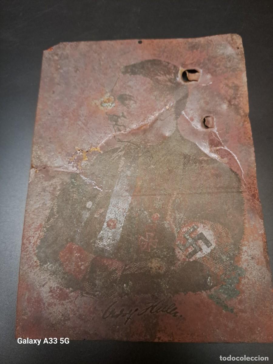 Militaria: Plancha de cobre de Adolfo Hitler - Foto 3