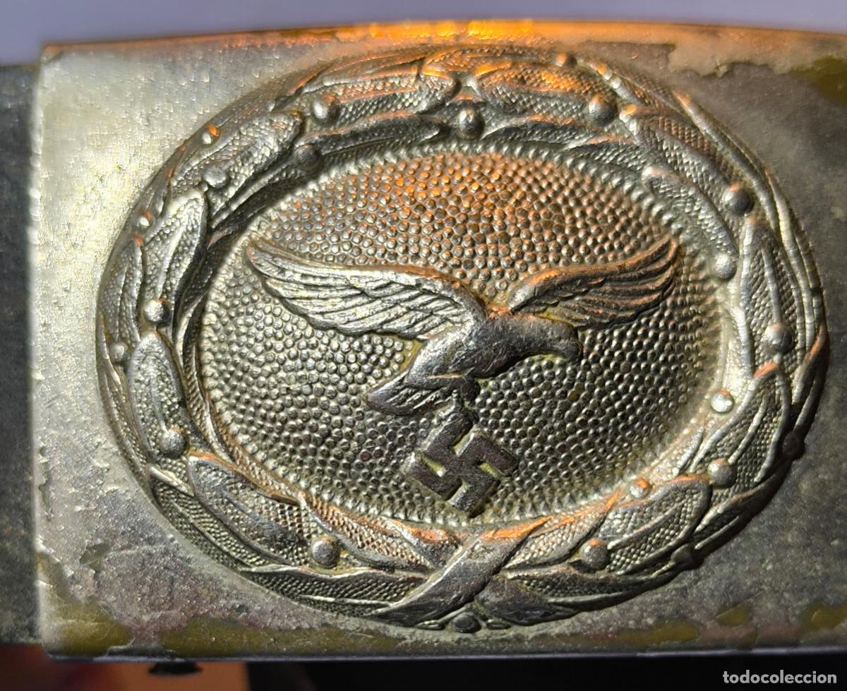 Militaria: Cintur&oacute;n de la Luftwaffe marcado 1941. Berl&iacute;n, para tropas de combate,