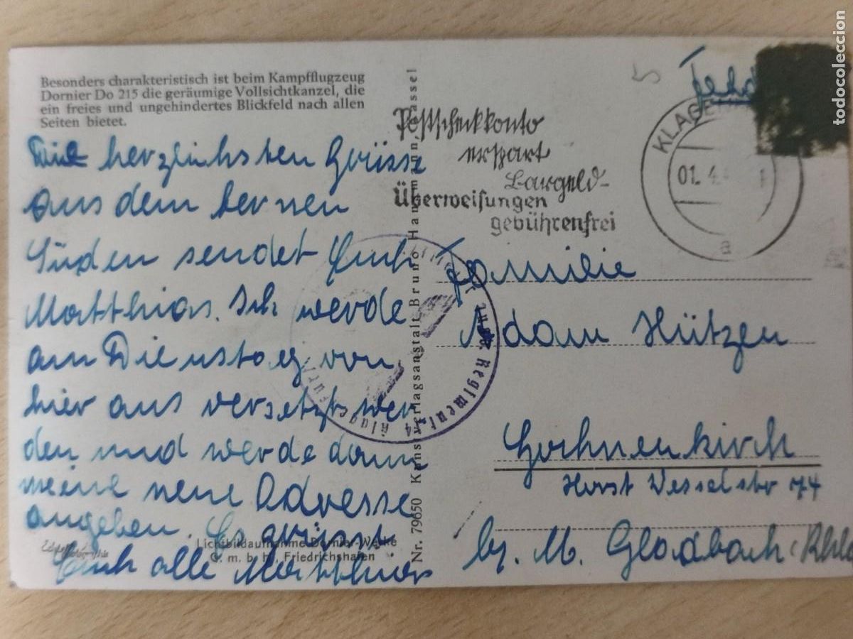 Militaria: Luftwaffen postal alkkkk - Foto 3