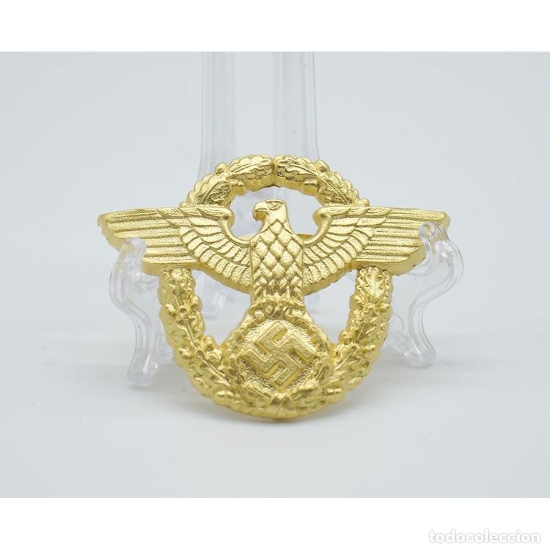 Militaria: INSIGNIA DE GORRA GENERAL POLICIA ALEMANA - SEGUNDA GUERRA MUNDIAL