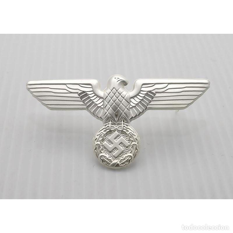 Militaria: INSIGNIA AGUILA DE GORRA NSDAP - PLATA- SEGUNDA GUERRA MUNDIAL