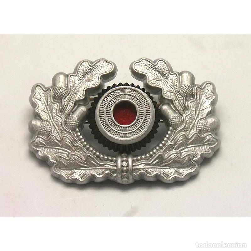 Militaria: Cucarda utilizada en las gorras de plato por los oficiales de la Wehrmacht. - SEGUNDA GUERRA MUNDIAL