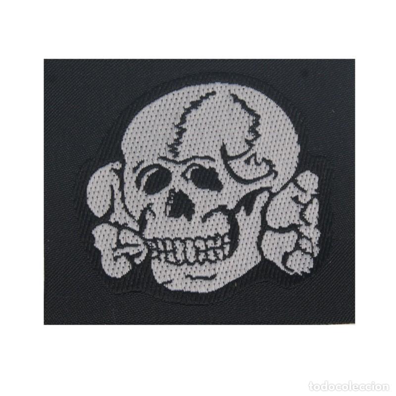 Militaria: CALAVERA DE GORRA WAFFEN SS TROPA - BEVO - SEGUNDA GUERRA MUNDIAL