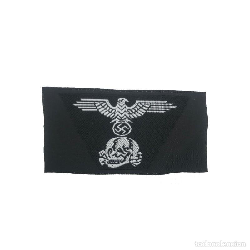 Militaria: TRAPEZOIDE PANZER SS PARA GORRA M43 TROPA - BEVO - SEGUNDA GUERRA MUNDIAL