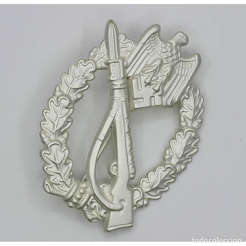 Militaria: INSIGNIA DE ASALTO DE INFANTERIA EN PLATA - SEGUNDA GUERRA MUNDIAL