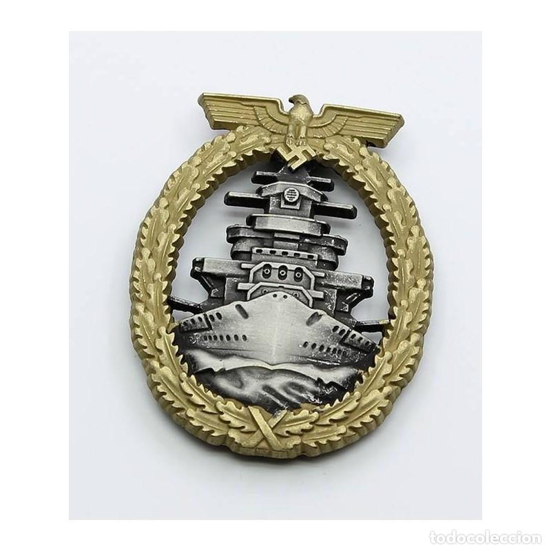 Militaria: DISTINTIVO DE COMBATE FLOTA DE ALTA MAR- Alemania - SEGUNDA GUERRA MUNDIAL
