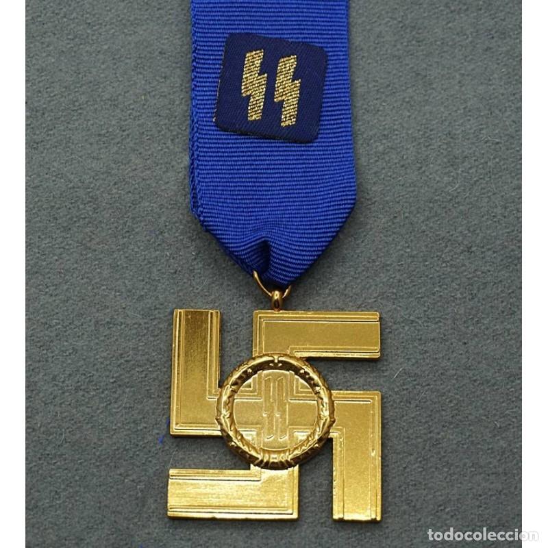 Militaria: MEDALLA 25 A&Ntilde;OS DE SERVICIO WAFFEN SS ALEMANIA