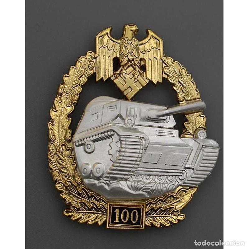 Militaria: INSIGNIA DE ASALTO PANZER, 100 ACCIONES