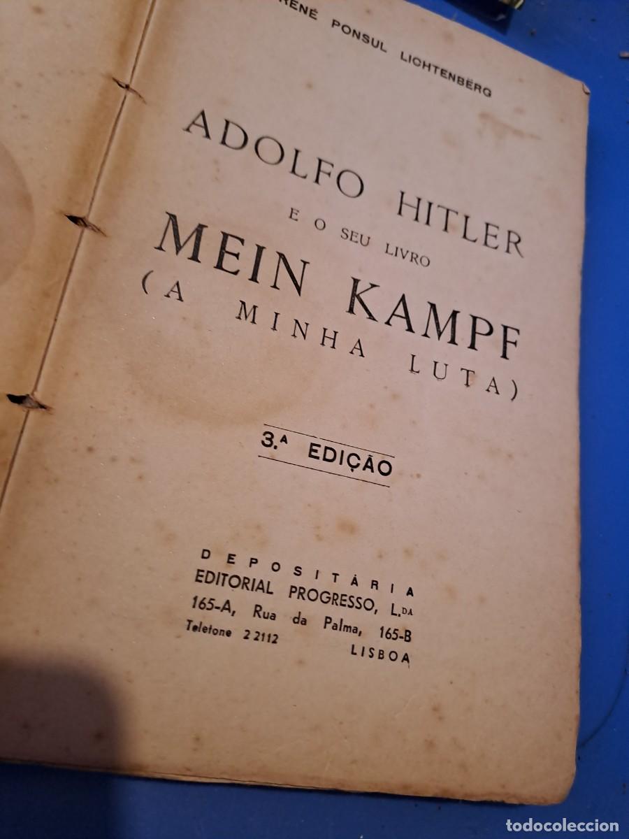 Militaria: Libro. Mi lucha en portugu&eacute;s - Foto 3