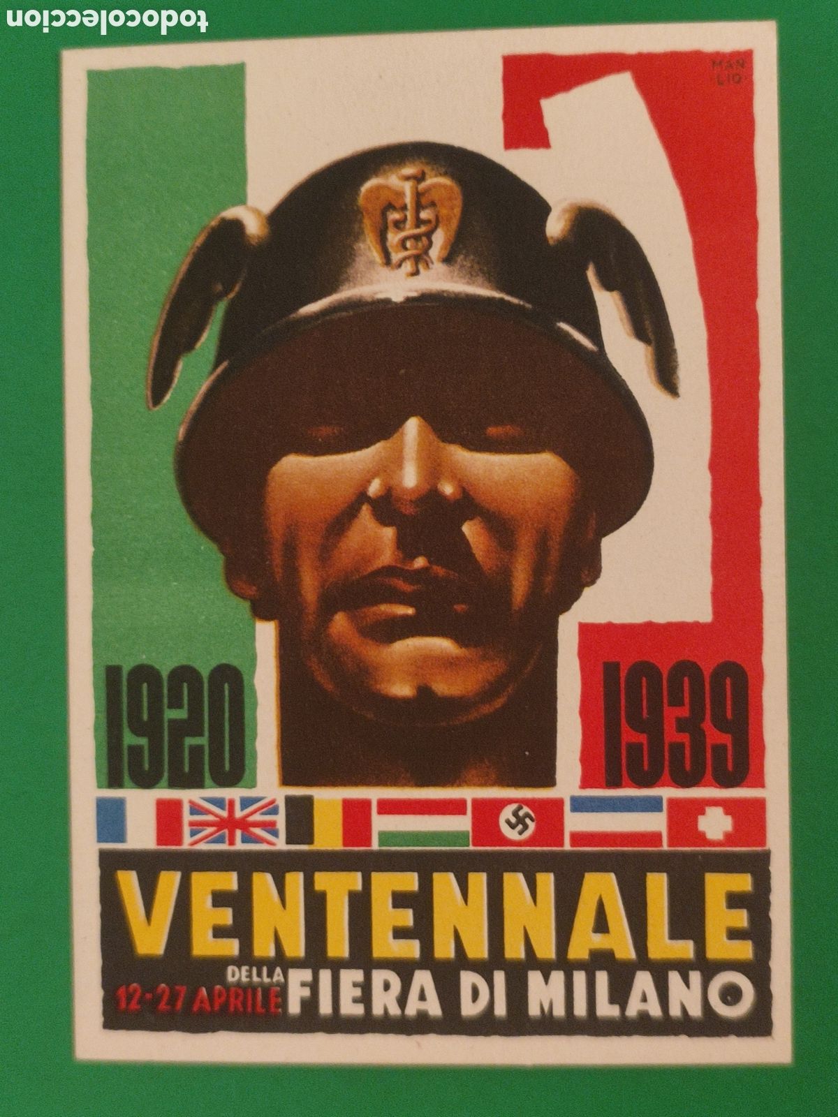 Militaria: Pnf postal en perfecto estado - Foto 1