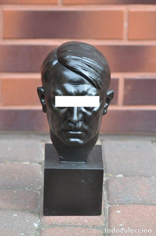 Militaria: ADOLF HITLER POLYSTONE BUST 300 mm - Foto 1