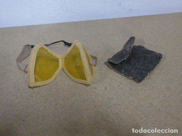 Militaria: Antiguas gafas plegables para desierto, seguramente alemanas de africa Korps de II Guerra Mundial