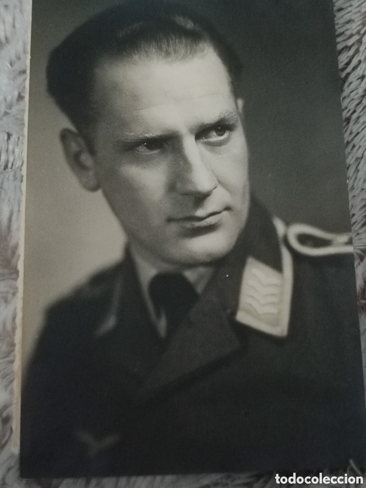 Militaria: Retrato postal original - Foto 1