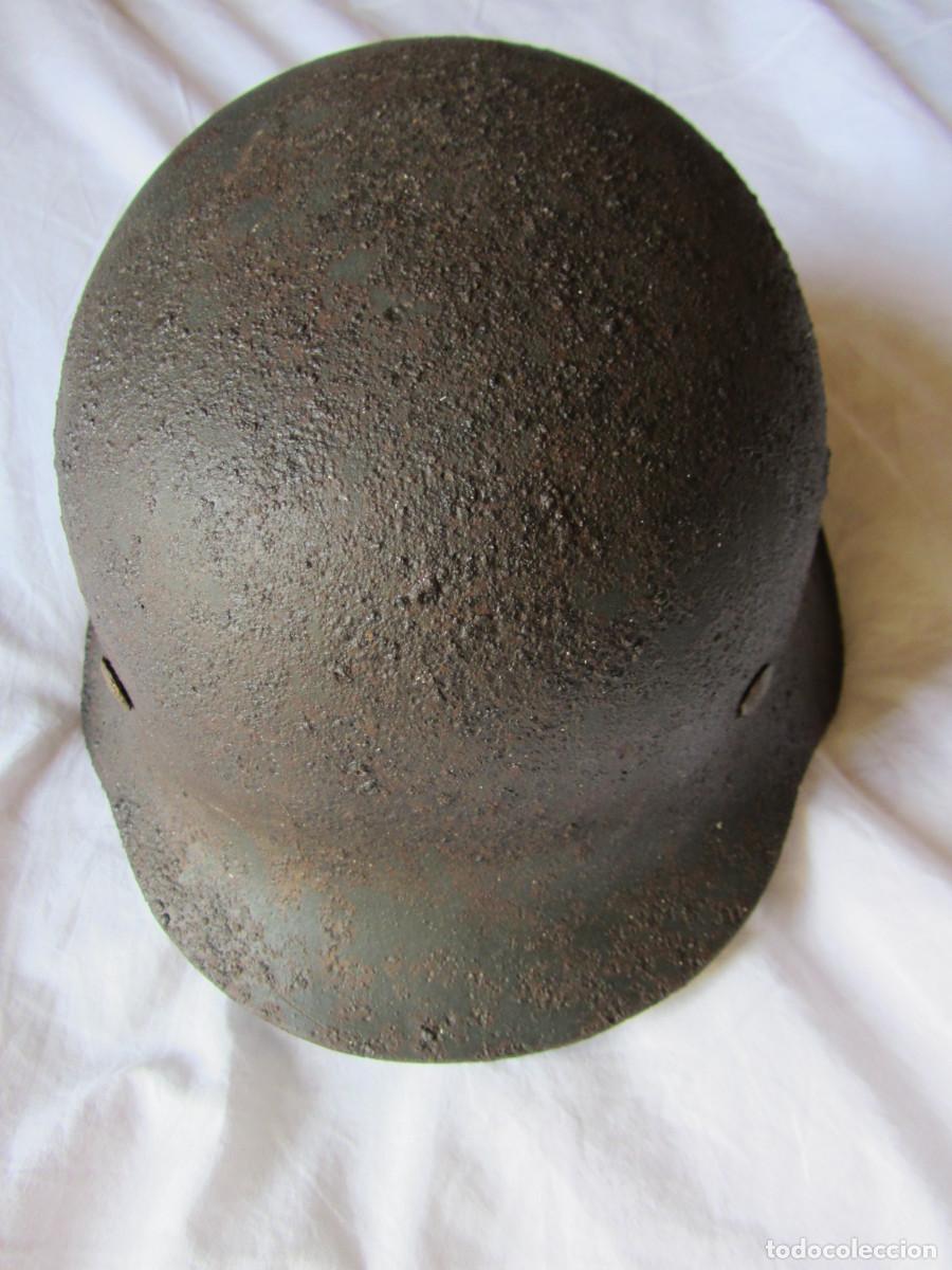 Militaria: CASCO ALEMAN M 42 SS - Foto 4