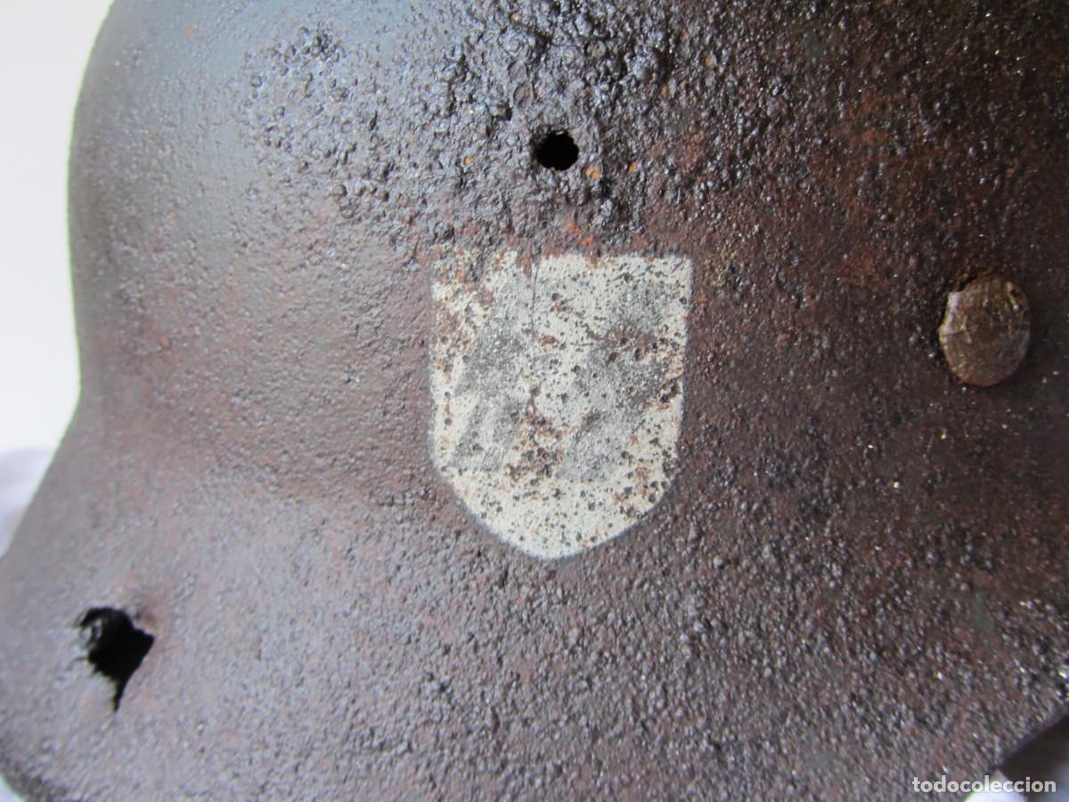 Militaria: CASCO ALEMAN M 42 SS - Foto 11