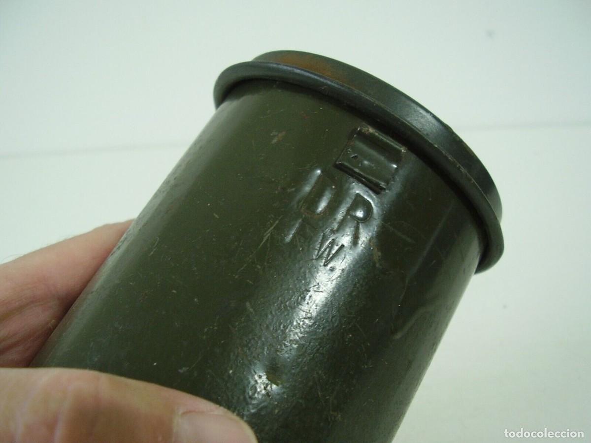 Militaria: Bote contenedor met&aacute;lico - Foto 2
