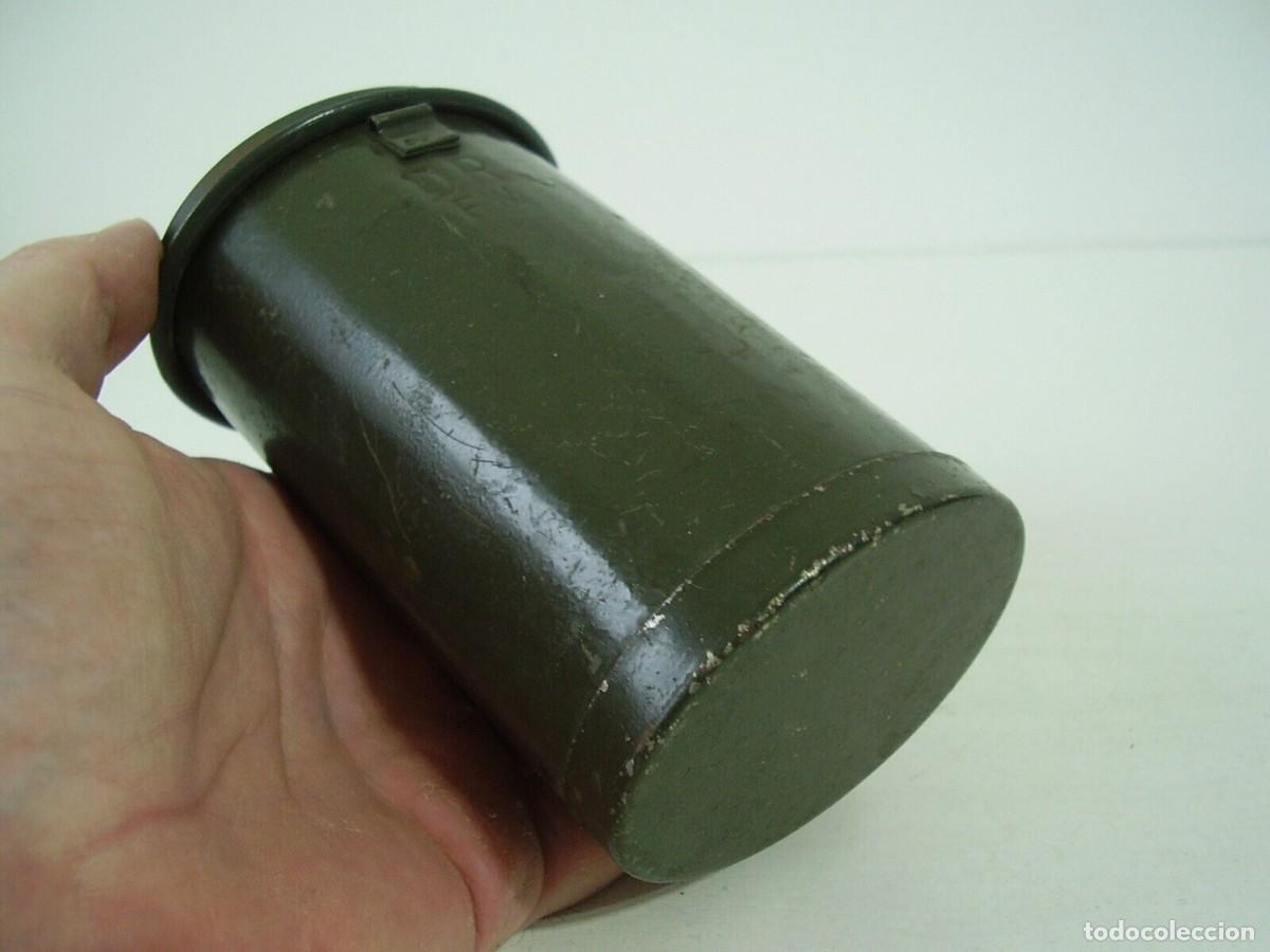 Militaria: Bote contenedor met&aacute;lico - Foto 3