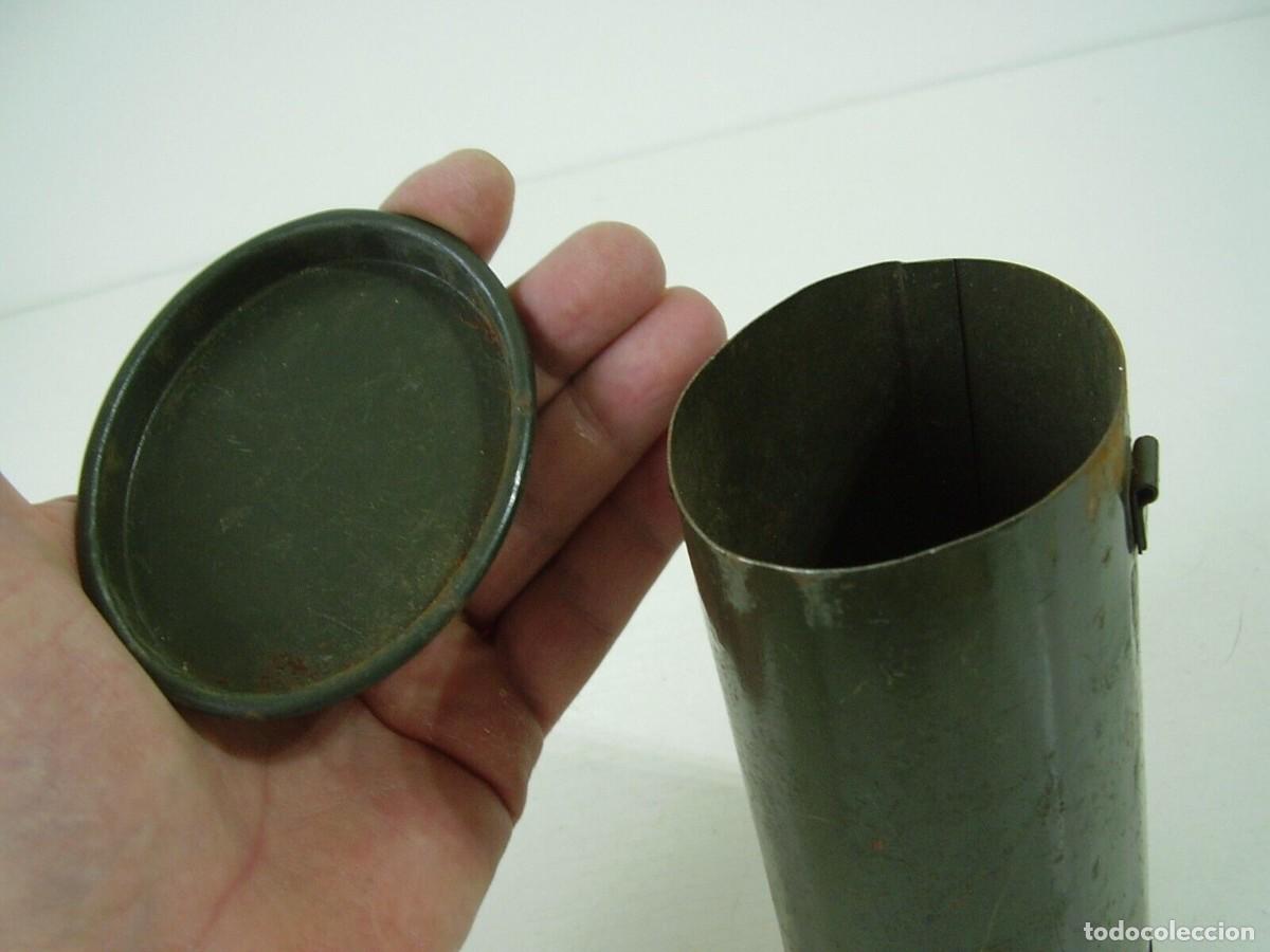 Militaria: Bote contenedor met&aacute;lico - Foto 5