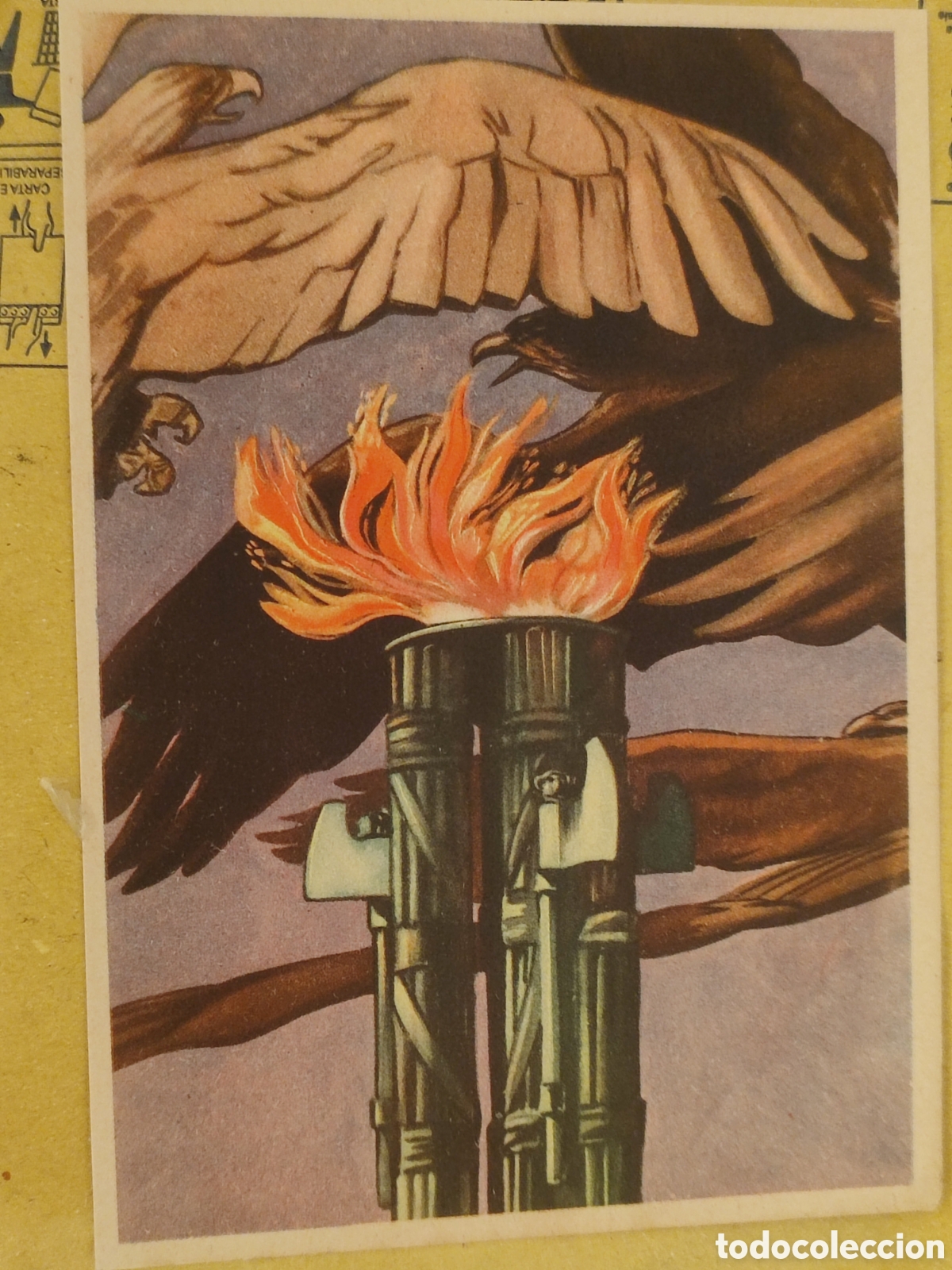 Militaria: Postal PNF card boccasile - Foto 1