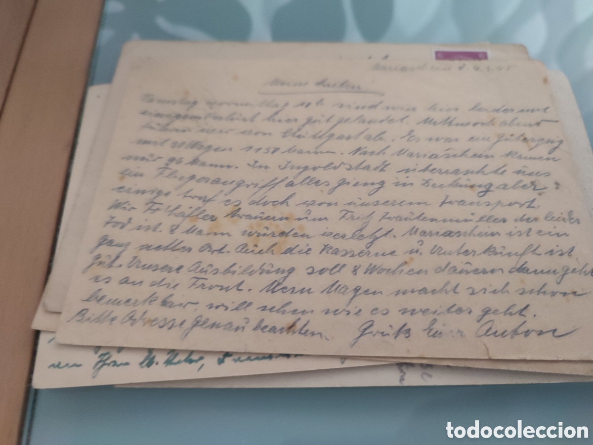 Militaria: Lote feldpost original - Foto 16