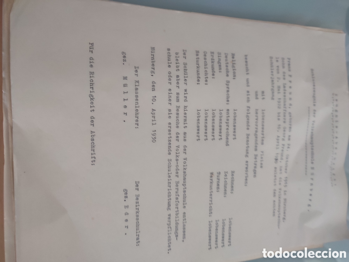 Militaria: Lote documentos N&uacute;remberg flak regimiento 18 - Foto 6