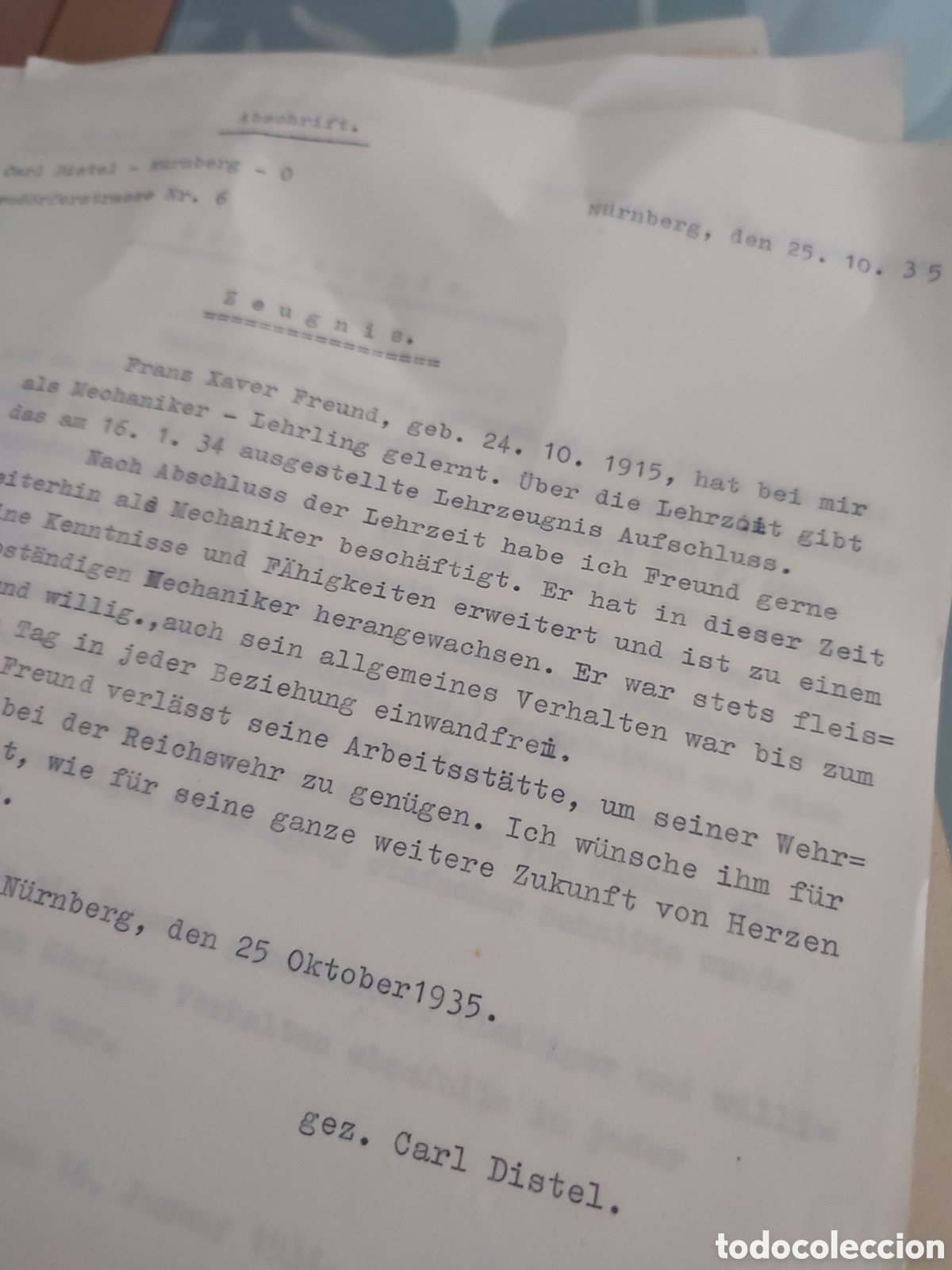 Militaria: Lote documentos N&uacute;remberg flak regimiento 18 - Foto 11