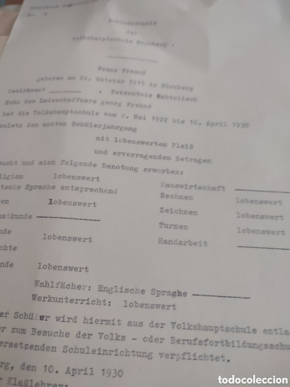 Militaria: Lote documentos N&uacute;remberg flak regimiento 18 - Foto 12