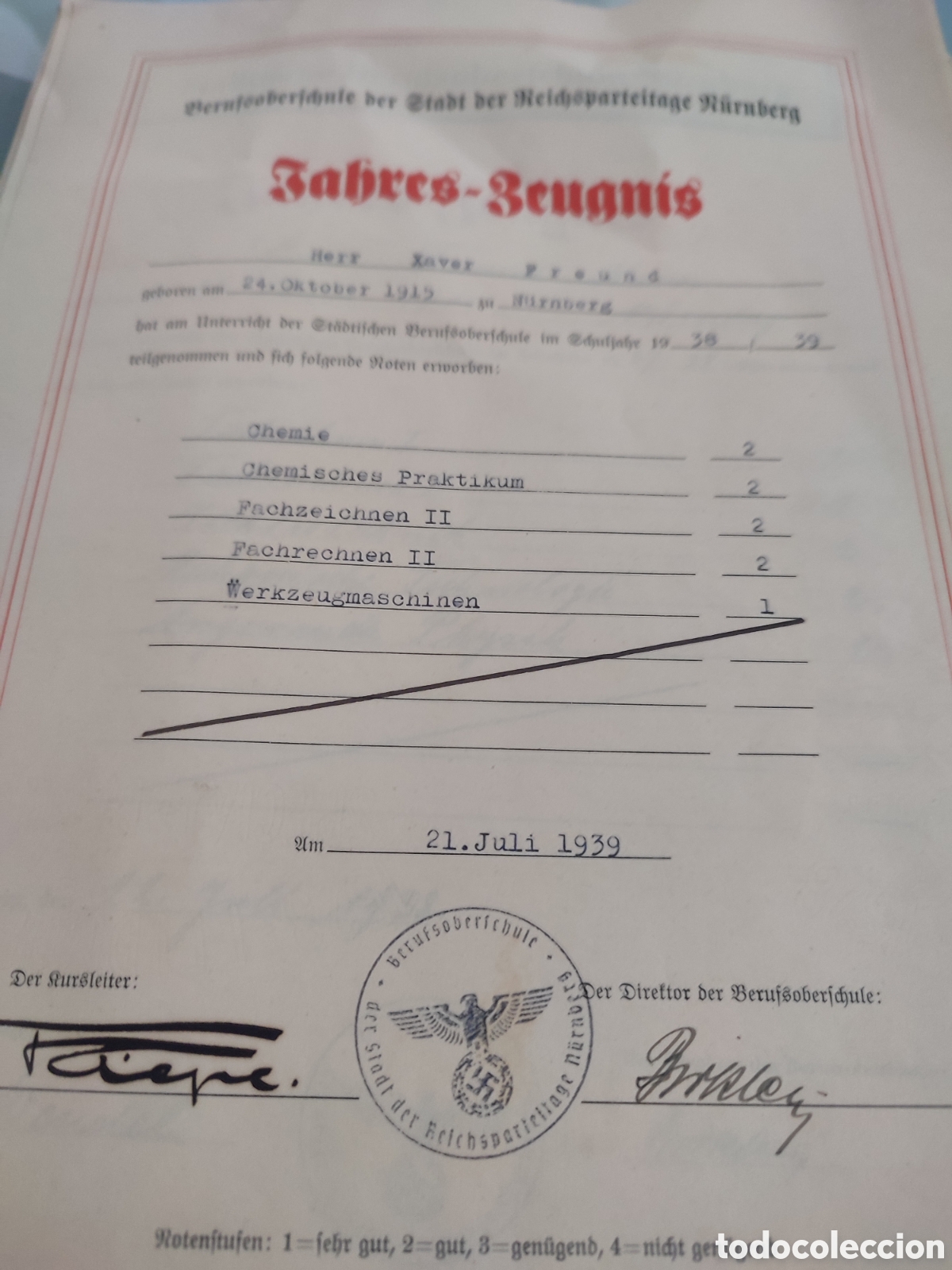 Militaria: Lote documentos N&uacute;remberg flak regimiento 18 - Foto 16